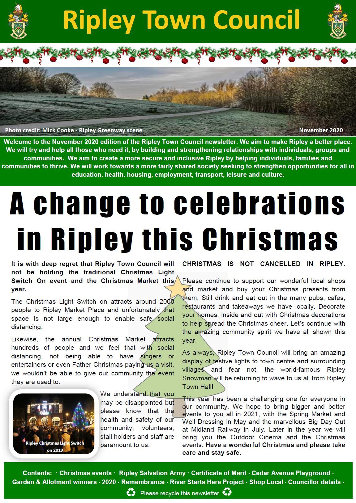 Ripley Town Council Newsletter